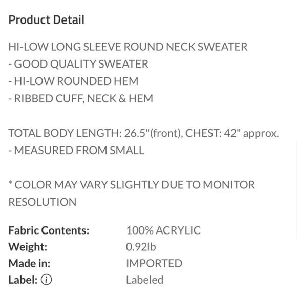 Zenana Mint Green Sweater - Picture 3 of 3